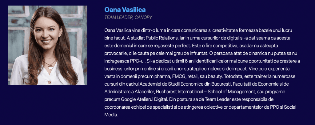 Oana Vasilica Canopy